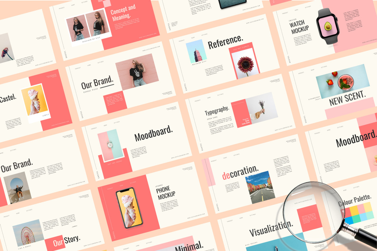 Castel - PowerPoint Template, a Presentation Template by Secret Visual (Photo 5 of 9)