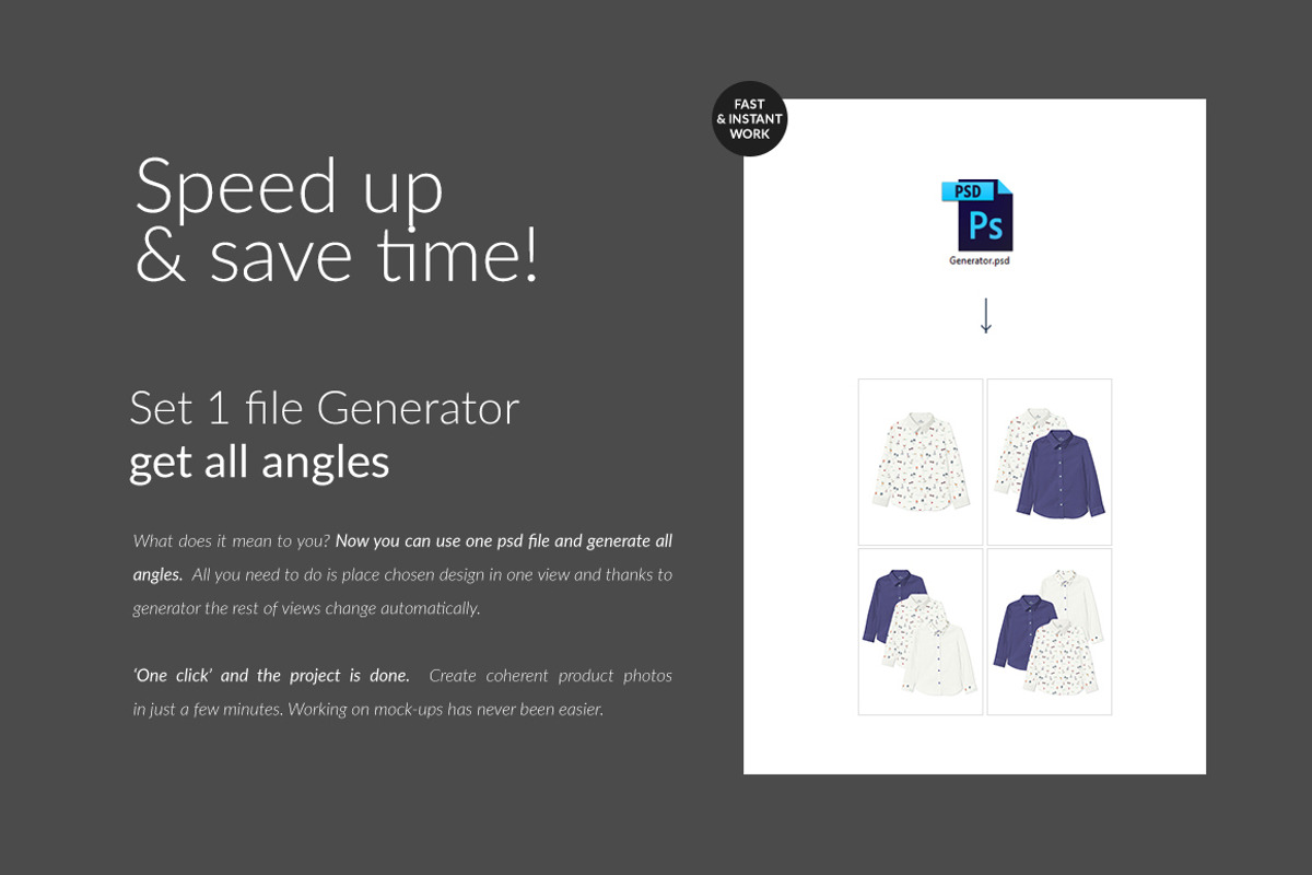 Baby Formal Shirt Mock-ups Set, a Shirt Mockup by Mocca Mockups Store (Photo 2 of 2)