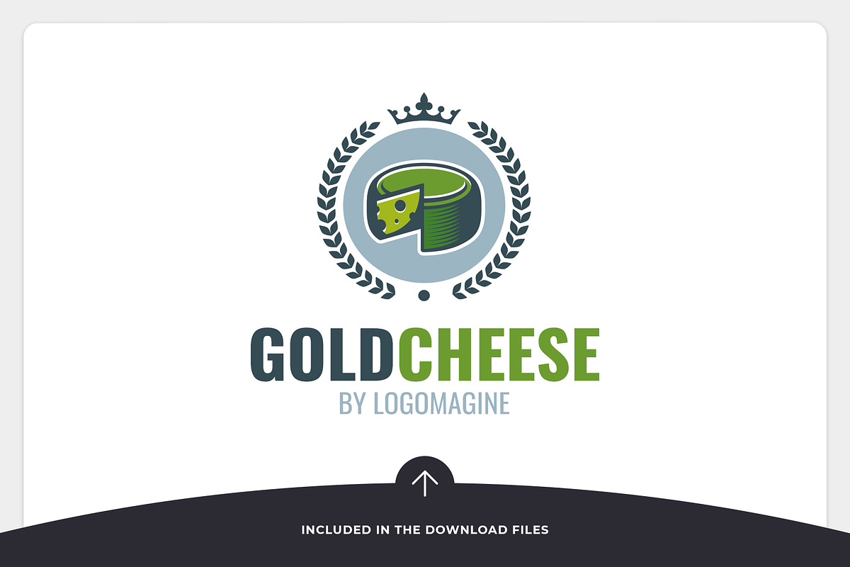 Gold Cheese Logo Template, a Branding & Logo Template by LOGOMAGINE (Photo 7 of 16)