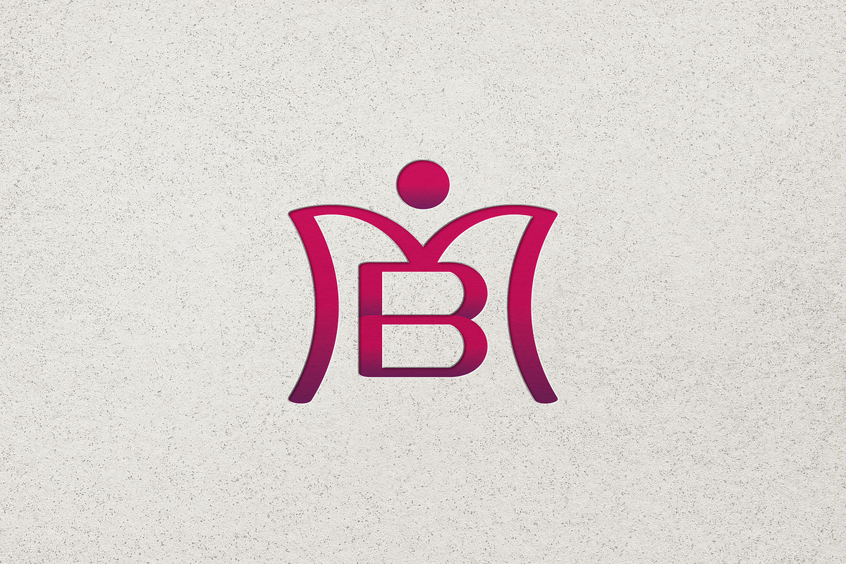 Minimalist Initials MB People Logo, a Branding & Logo Template by Luxury Logos (Photo 4 of 4)