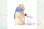 Best friends forever, an Animal Illustration by Vavavka (Thumbnail 2 of 10)