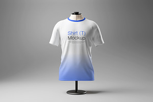 T-Shirt Mockup With Manequin, a Shirt Mockup by baim_std