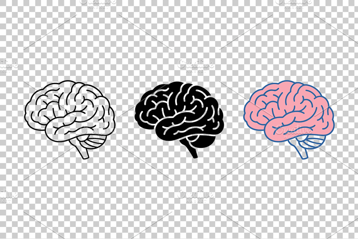 Human Brain Vector Icon Set, an Object Graphic by Artonix (Photo 3 of 3)