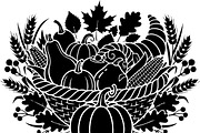 Thanksgiving Harvest SVG Bundle, an Illustration by Designs_River (Thumbnail 16 of 48)