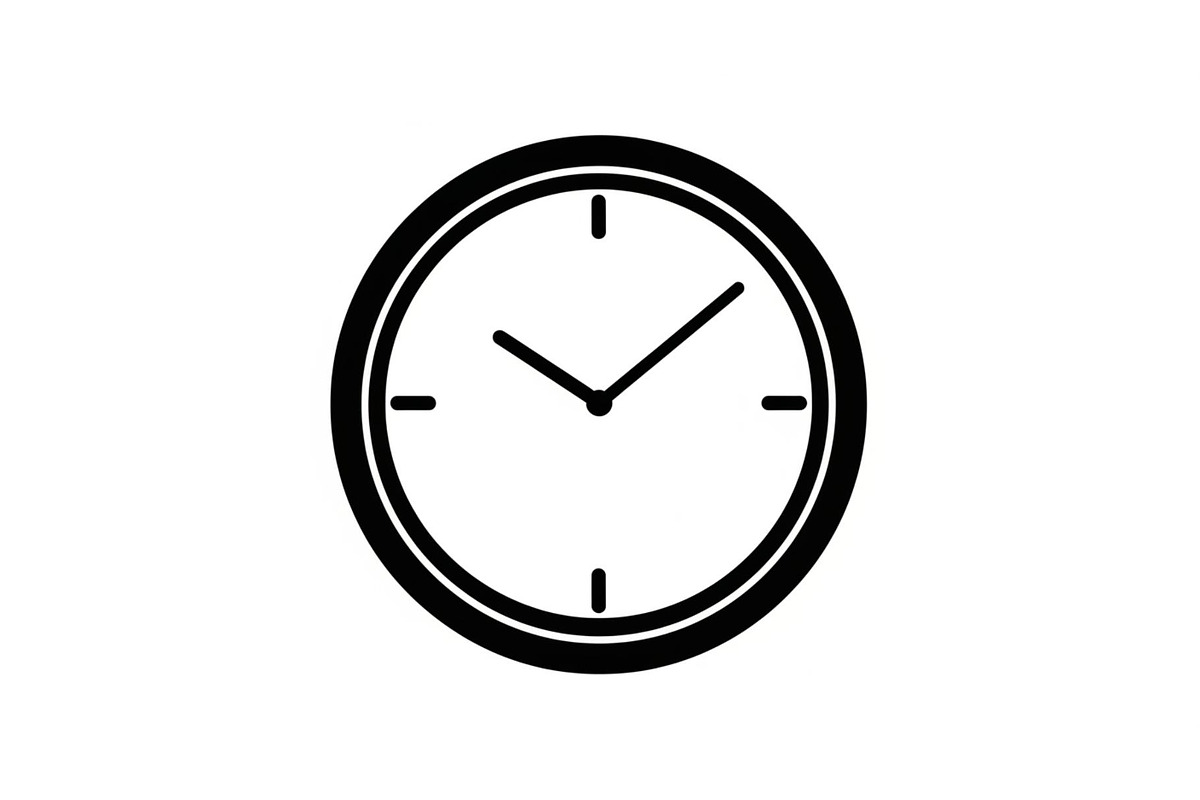 Minimal Clock Face Vector Bundle, an Illustration by Designs_River (Photo 16 of 48)