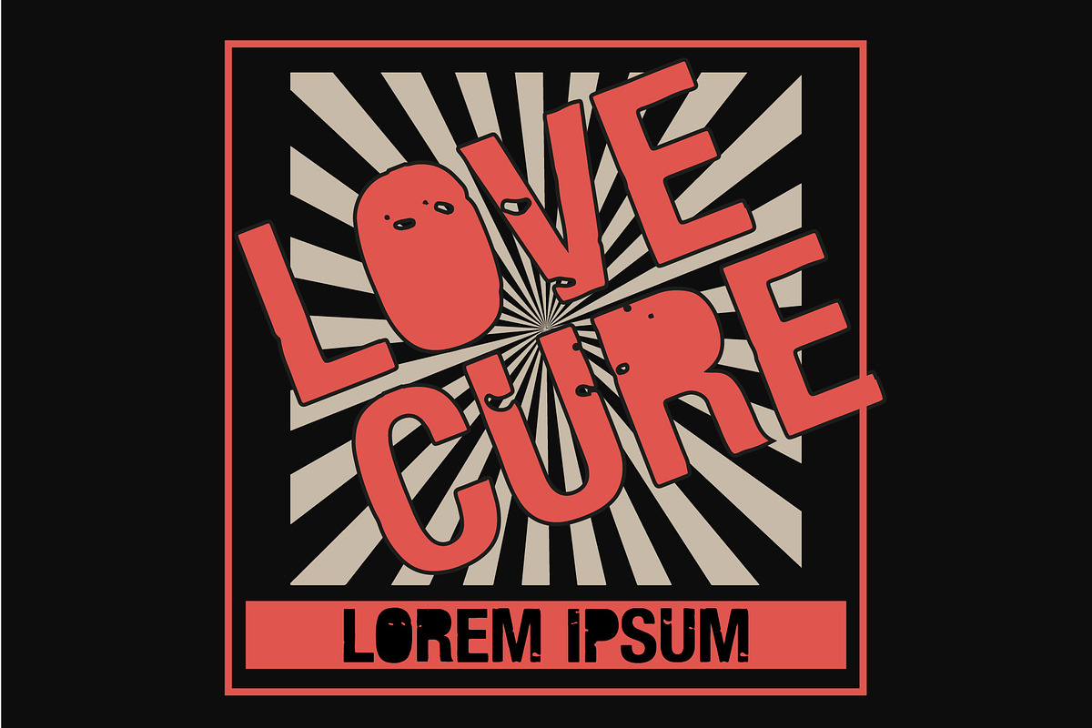 LOVECURE, a Font by vtks design (Photo 4 of 4)
