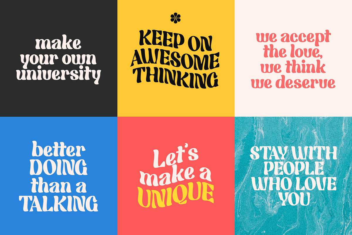 Make Your Boon - Unique Retro Serif, a Serif Font by Myn Type (Photo 7 of 17)