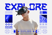 Inveron - Futuristic Font, a Sans Serif Font by Hakara Type (Thumbnail 6 of 10)