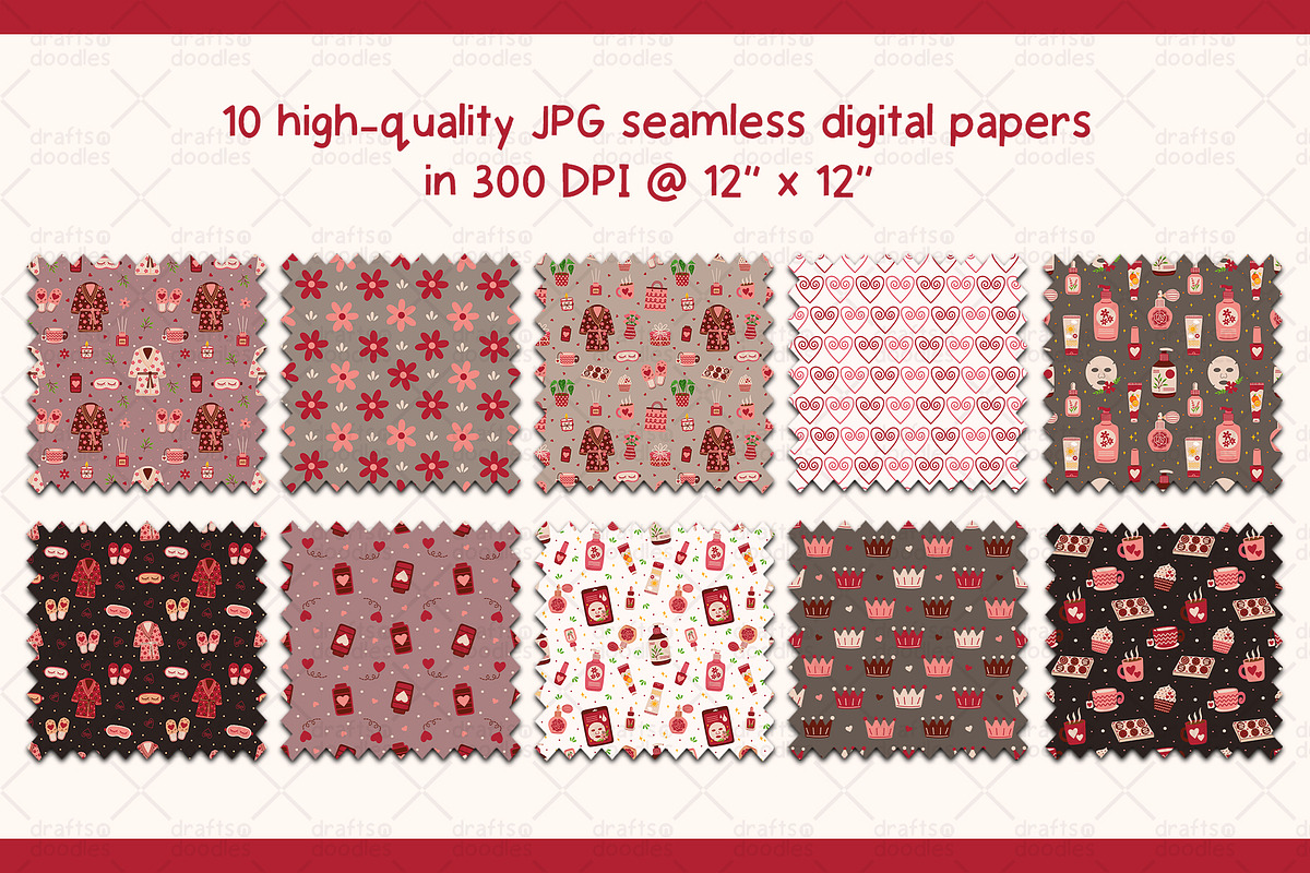Self Care Day Graphic Set, a Pattern Graphic by Drafts n Doodles (Photo 4 of 11)