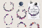 Gothic Halloween Watercolor Set, a Decorative Illustration by Elena Dorosh (Thumbnail 7 of 19)