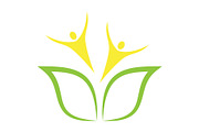 Wellness logo design template, a Branding & Logo Template by Sumberpangan (Thumbnail 1 of 3)