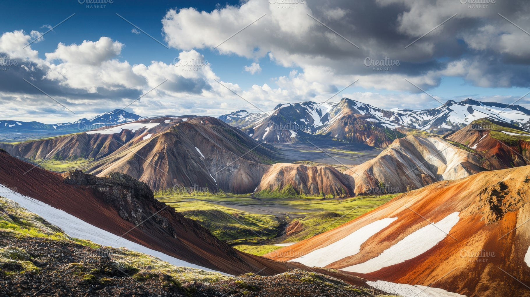 Majestic mountain landscape, a Photo by Beautiful things