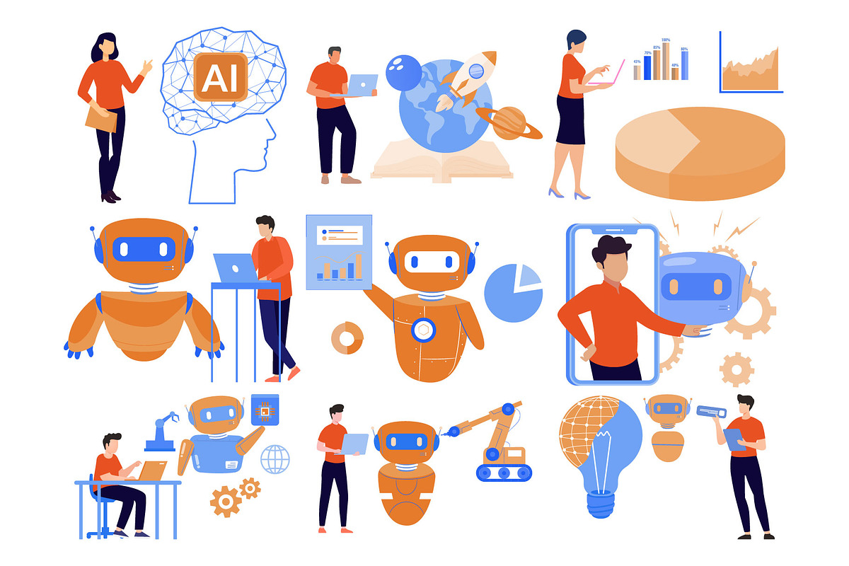 Stunning AI- Illustration, an Illustration by Vector Portal (Photo 3 of 5)