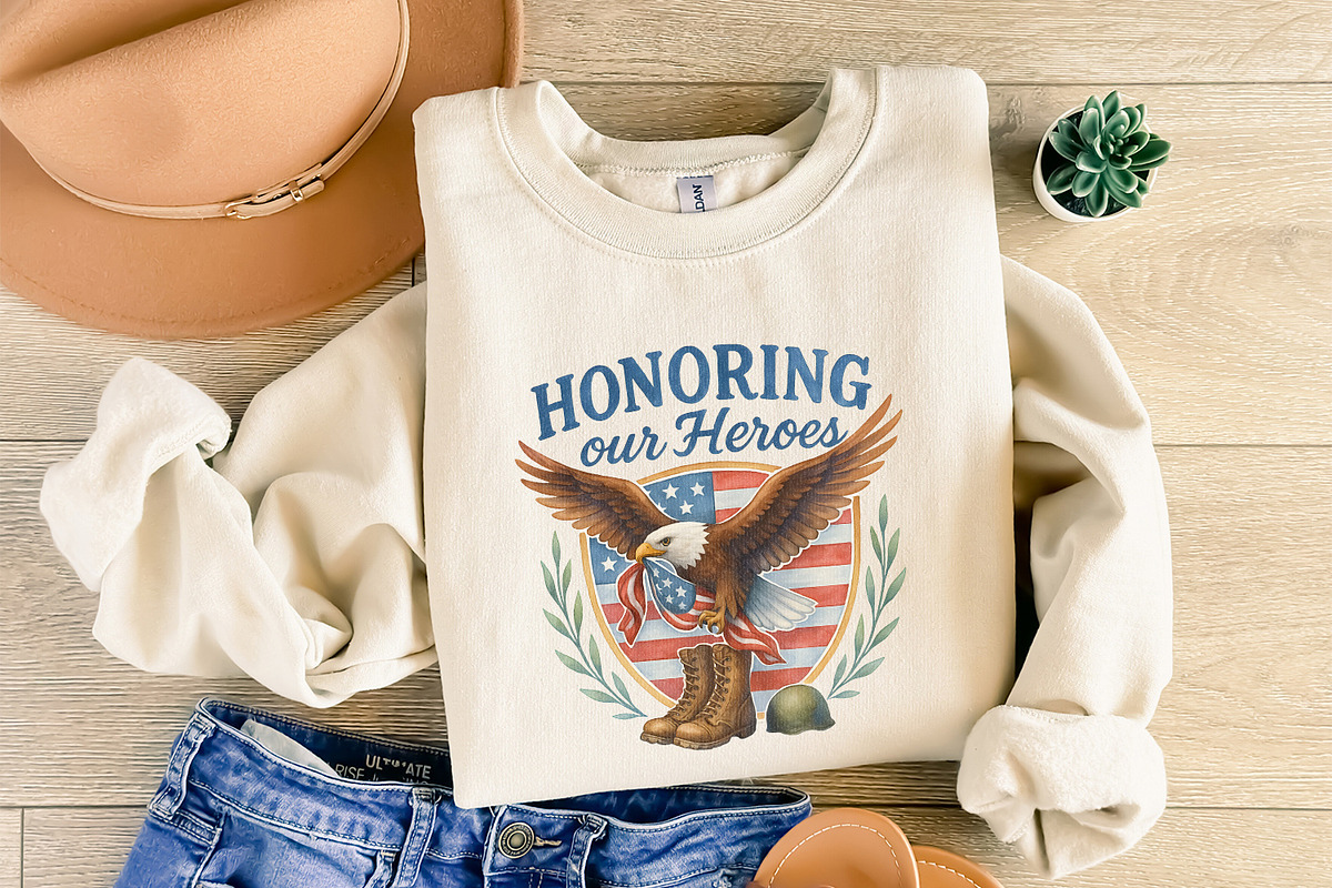 Honoring Our Heroes, Veterans png, an Illustration by SharpMarketplace (Photo 8 of 9)