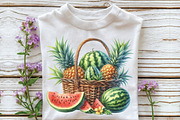 Hello Summer Juicy Watermelon, an Illustration by CraftArtStudio (Thumbnail 3 of 6)