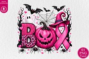 Breast Cancer Awareness Pink Ghost, a Seasonal Illustration by Rose Art (Thumbnail 1 of 5)