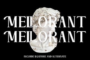 Mellorant – Modern Elegant Serif, a Serif Font by SantiStudio
