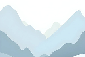Frozen Lake Flat Papercut Winter Sce, a Photo by LOGOCREATIVE