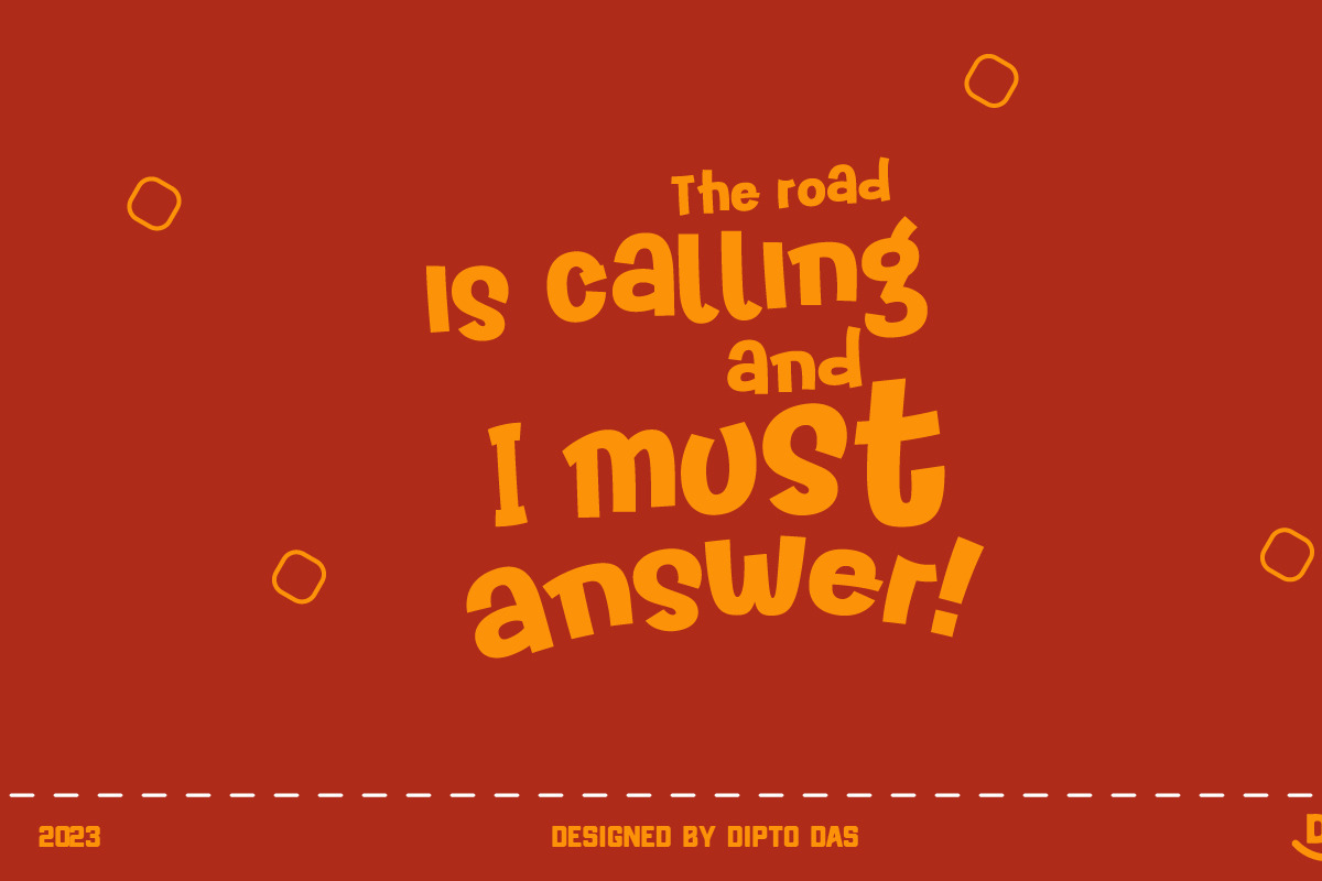 SpinSpark Playful Font, a Handwritten Font by Dipto design (Photo 2 of 6)