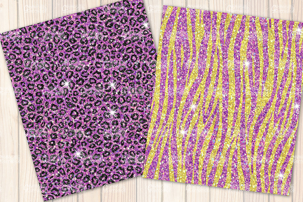 Rainbow animal print glitter, a Pattern Graphic by Gaynor Carradice Designs (Photo 3 of 7)