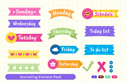 Journalling Element Pack