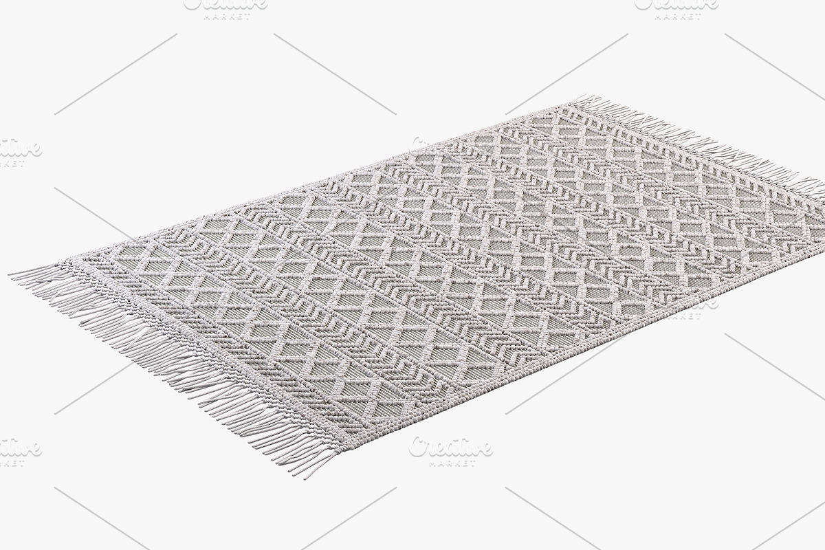 nuLOOM Dot Aztec Indian rug 3d model, a Furniture 3D Model by 3dmitruk (Photo 3 of 9)