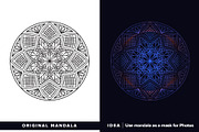 530 Vector Mandala Ornaments, an Animal Illustration by pixaroma (Thumbnail 17 of 55)