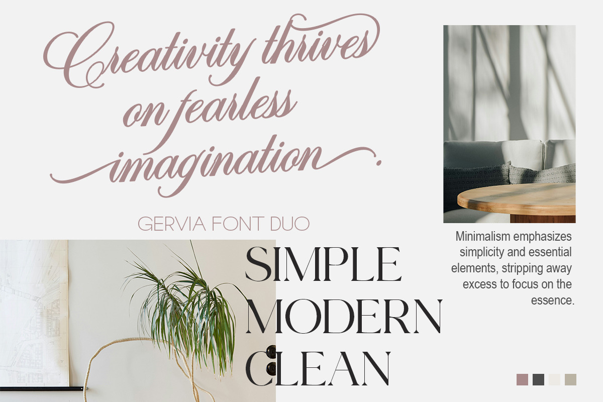 Gervia Font Duo, a Script Font by Lucky Type (Photo 16 of 18)
