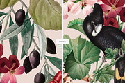 Novelle Exotic Floral Print Designs, a Pattern Graphic by LEAFure (Thumbnail 6 of 9)