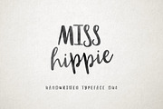 Miss Hippie DUO, a Handwritten Font by supfonts (Thumbnail 1 of 4)