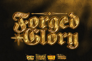 Fantasy Royal Gold Text Effect