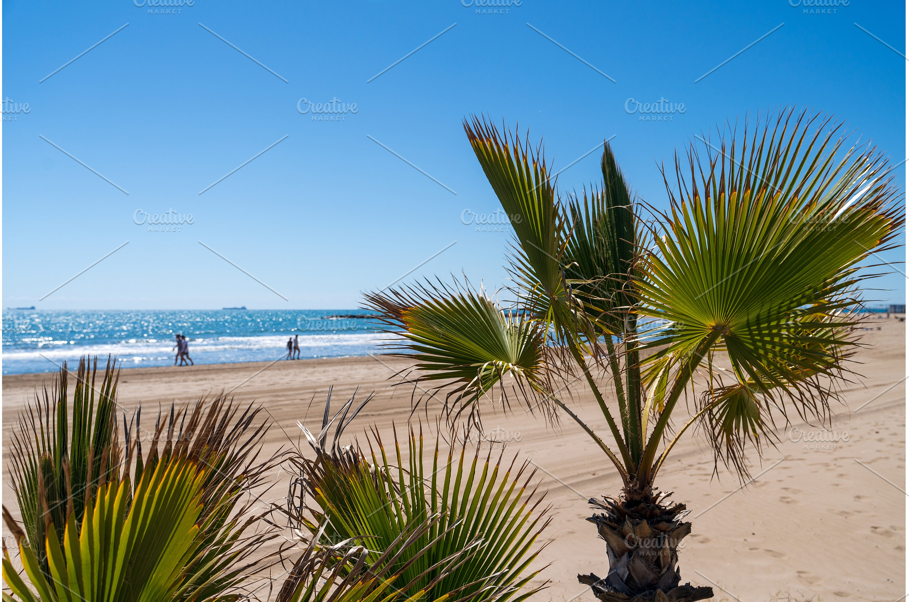 Two chairs on a sandy beach in Spain, a Nature Photo by VictorGrow