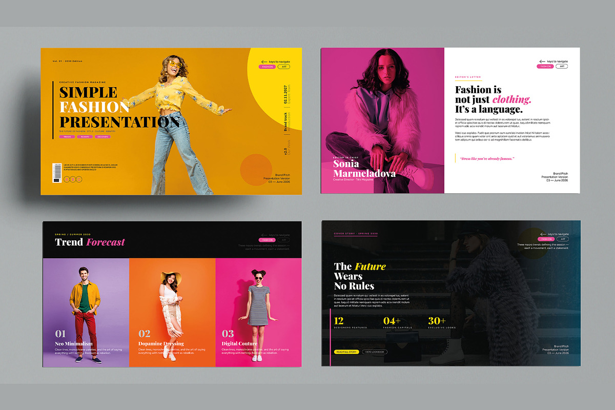Luxury Brand Presentation Template, a Presentation Template by MightyDesign (Photo 2 of 7)