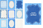 50 Coastal Handdrawn Backgrounds, a Background Graphic by PaperJamLab (Thumbnail 13 of 17)