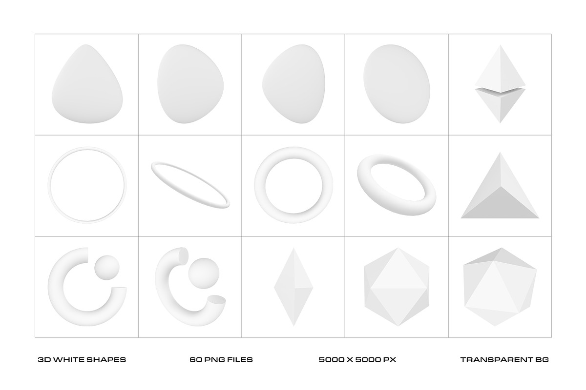 Modern 3D White - 60 illustrations, an Object Graphic by assetpro.design (Photo 5 of 11)