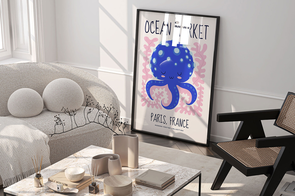 Modern Ocean | Wall Art Creatot, an Object Graphic by Leleka.Store (Photo 9 of 20)
