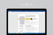 Resume/CV Template, a Resume Template by Proper_media (Thumbnail 6 of 6)