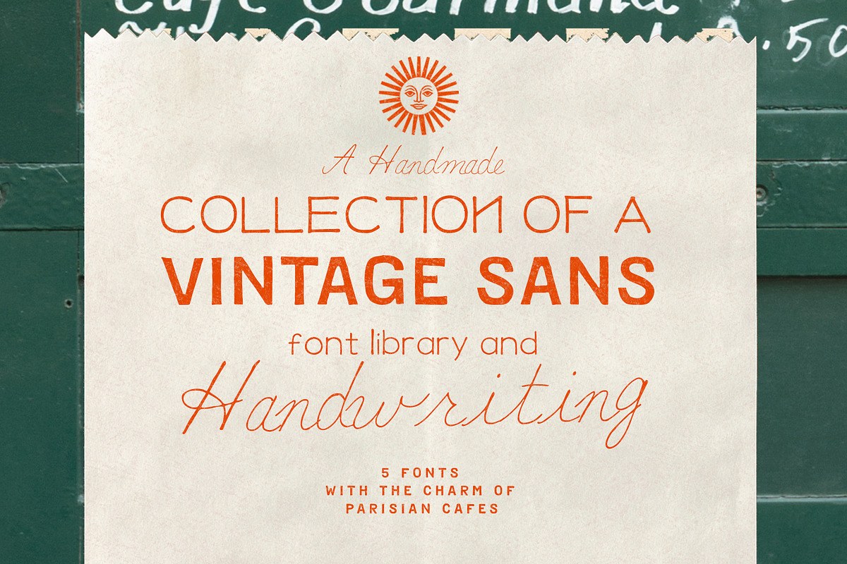 Handmade Vintage Sans & Script Font, a Handwritten Font by Laras Wonderland (Photo 2 of 16)