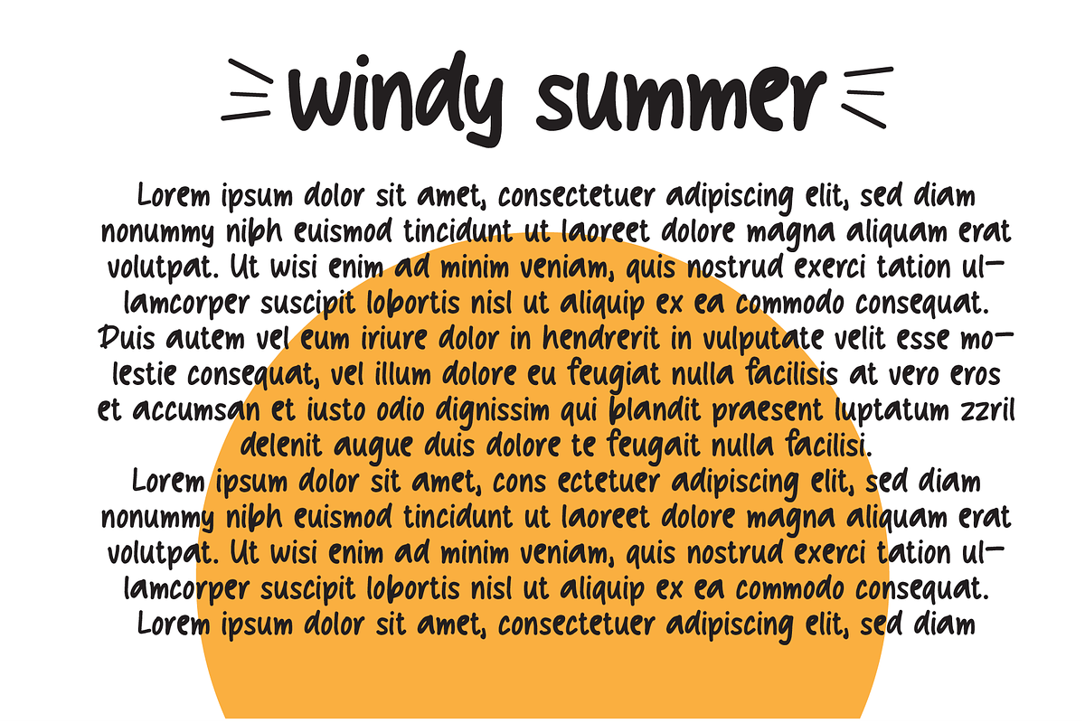 Oh honey Windy Summerfont, a Sans Serif Font by ForzaType (Photo 6 of 9)