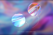 Bright holographic wallpaper pack, a Wallpaper Graphic by existacial (Thumbnail 3 of 7)