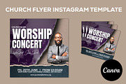 Church Flyer Canva Template, a Social Media Template by Sipi_Graphics (Thumbnail 1 of 3)
