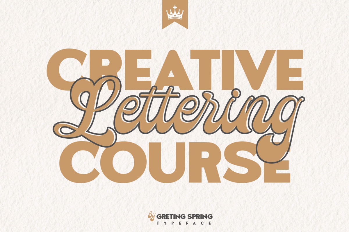 Greting Spring Duo, a Script Font by Letter Fresh (Photo 2 of 13)