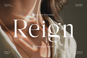 Reign – Display Serif Font, a Font by Almeera Std (Thumbnail 1 of 8)