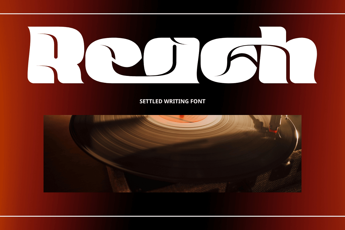 Settled Writing - Bold Retro Font, a Serif Font by 177Studio (Photo 6 of 8)