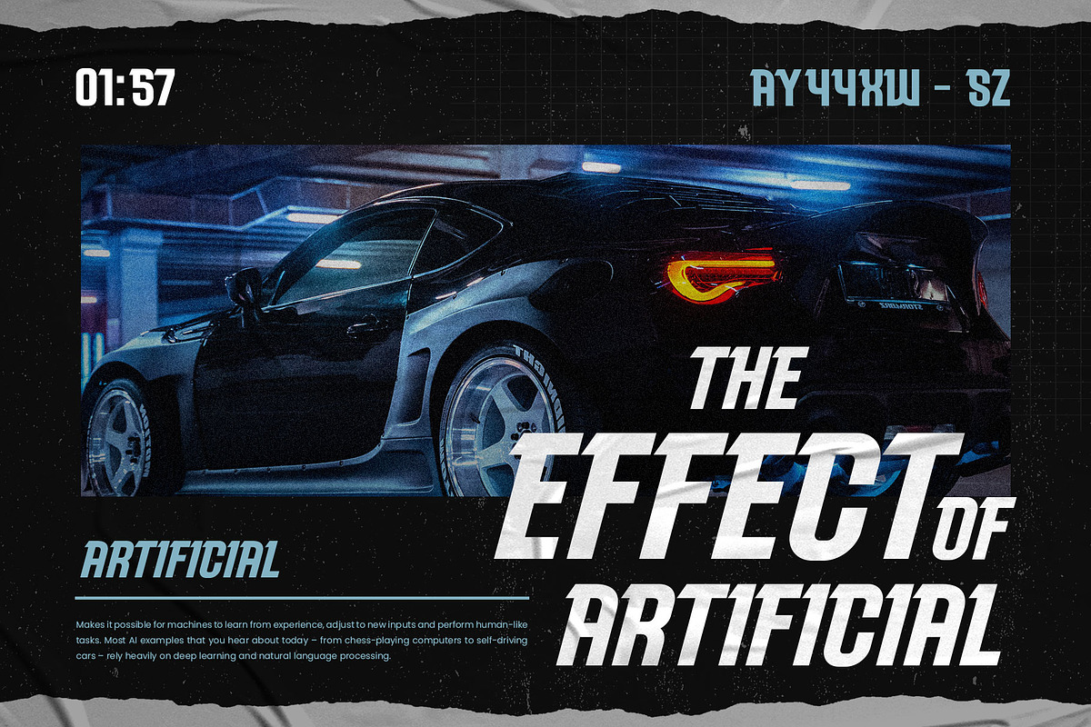 Revolt - Futuristic Display, a Sans Serif Font by Novitype (Photo 6 of 10)