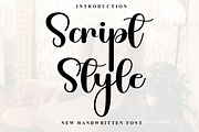 Script Style, a Handwritten Font by FreshTypeINK (Thumbnail 1 of 8)