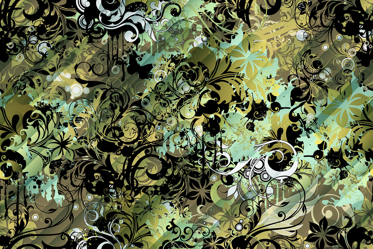 grunge decorative elements, a Pattern Graphic by AAN Seamless Shop (Photo 1 of 3)