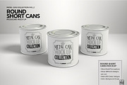 Short Round Lid Cans Mockup, a Product Mockup by INCDesign (Thumbnail 2 of 5)