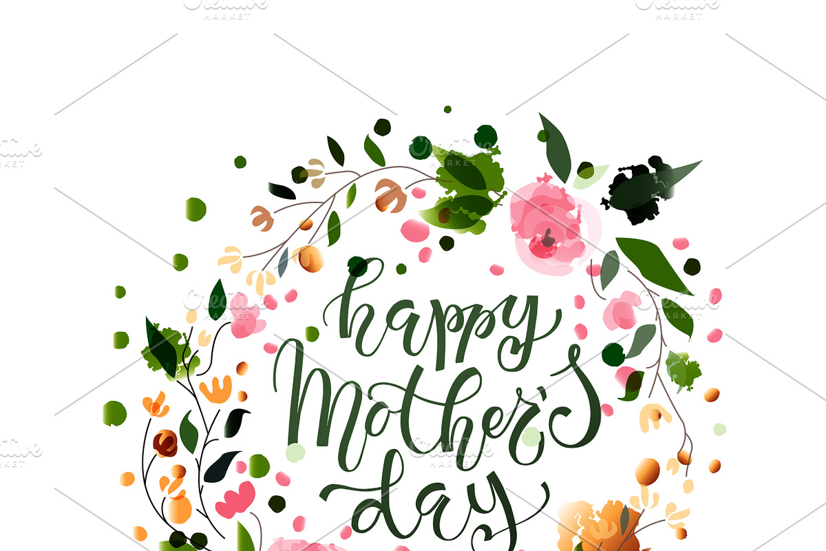 Happy Mother's Day Card Template, a Card Template by Svetlana Kurako (Photo 2 of 2)