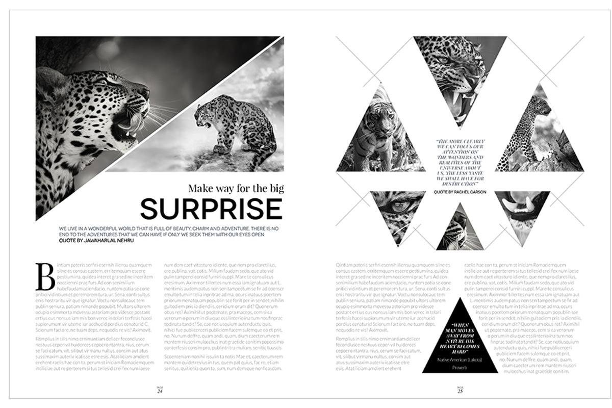 Magazine Template InDesign 10, a Magazine Template by Love Graphic Design (Photo 21 of 28)